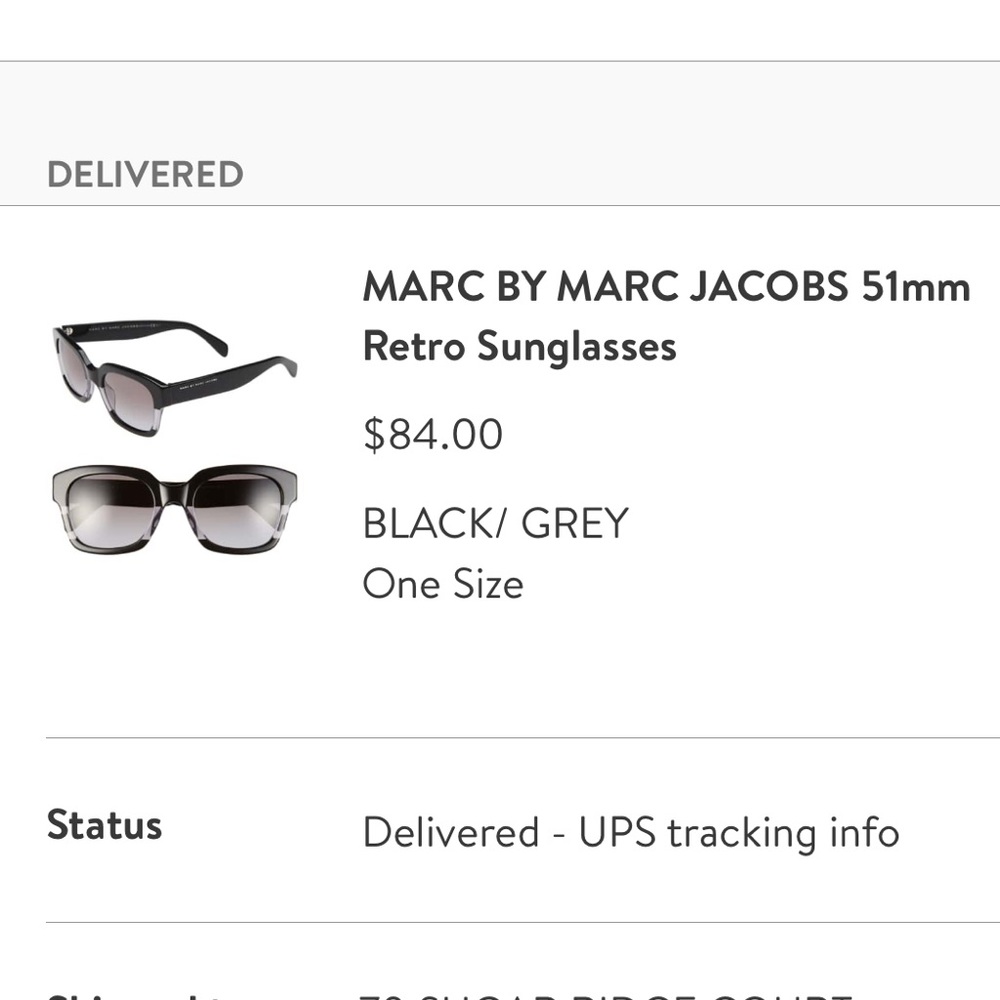 Marc Jacobs retro sunglasses. NWOT